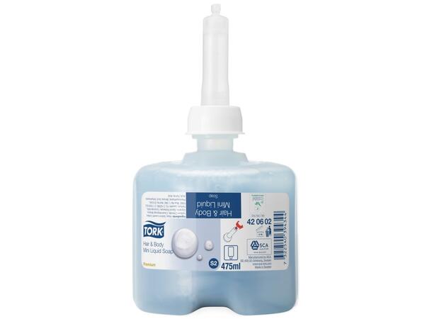 Dusjsåpe Tork Premium Mini mild 475ml S2 